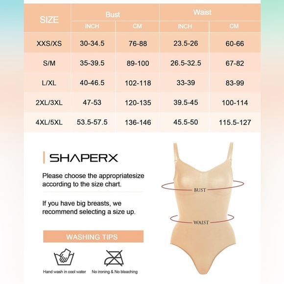 SHAPERX Bodysuit for Women Tummy Control Shapewear Seamless Sculpting Bodysuit - Picture 8 of 8